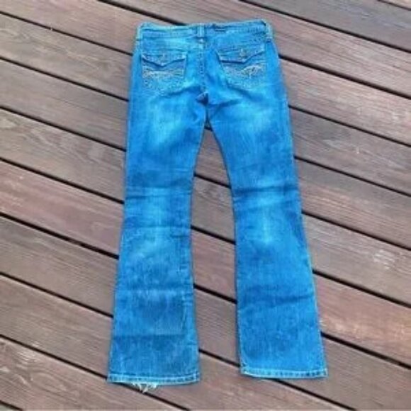 Women's Blue Denim Jeans - Picture 2 of 7